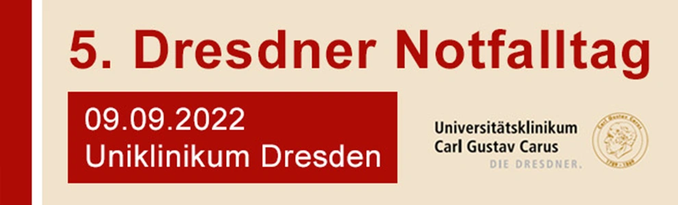 Banner - 5. Dresdner Notfalltag