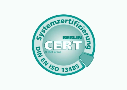 Berlin CERT - Systemzertifizierung DIN EN ISO 13485